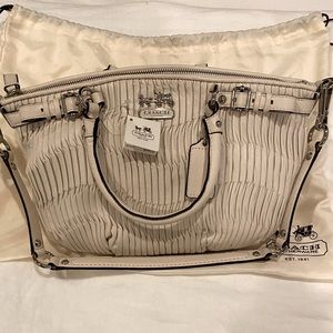 COACH leather satchel